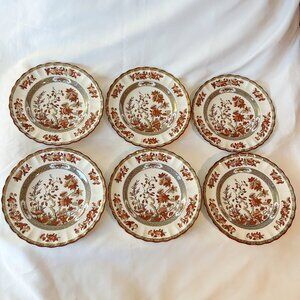 Copeland India Tree Vintage 7 3/4" Bread/Salad Plates, Set of 6
